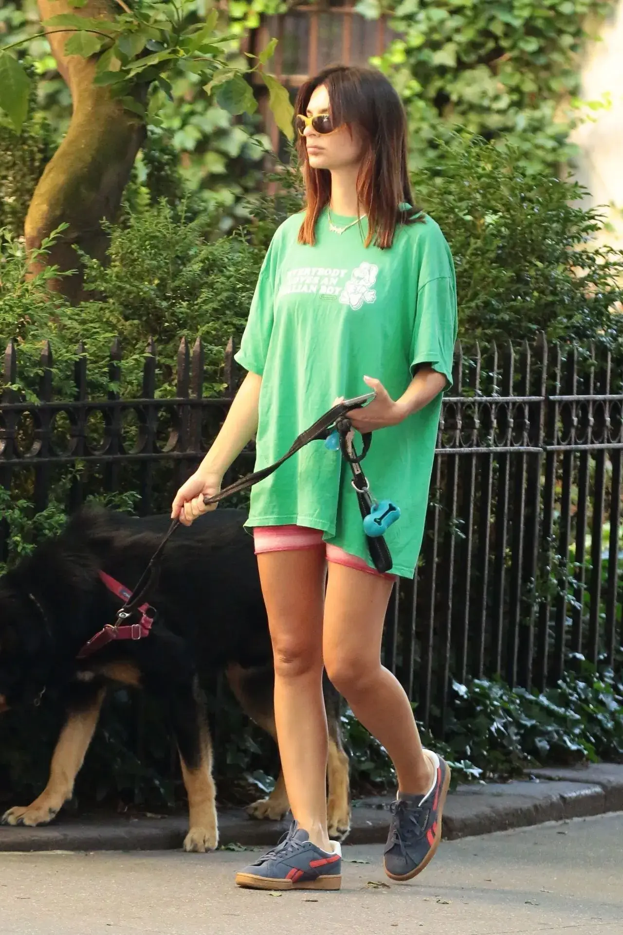 Emily Ratajkowski Walking On Streets in New York City